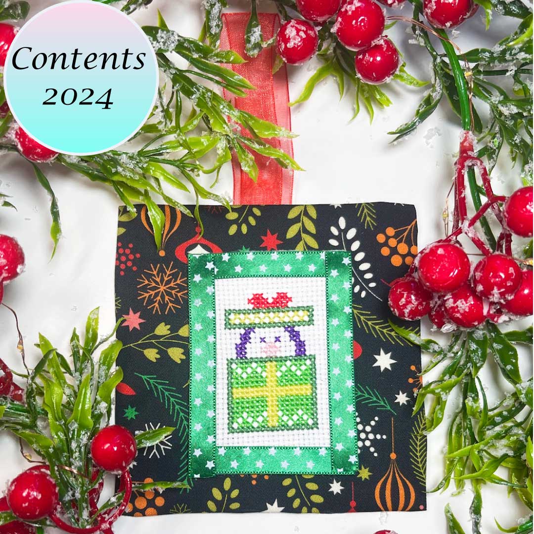 Cross stitch advent calendar box 2025