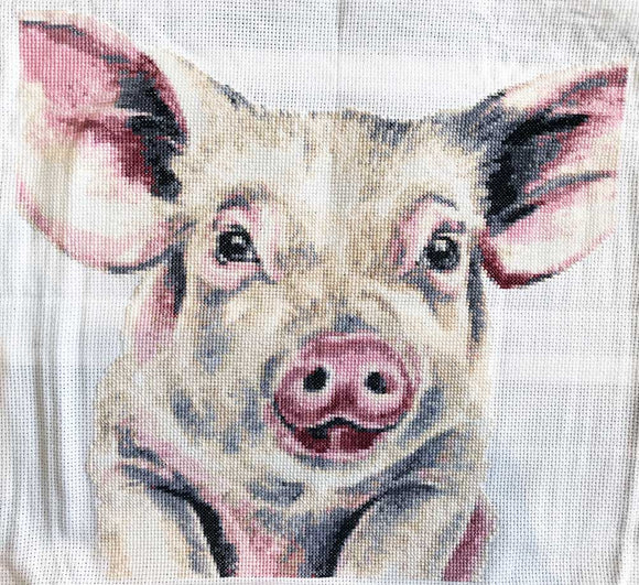 Pig (v2) cross stitch kit