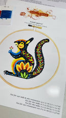 Skandinavisches Eichhörnchen-Kreuzstichset-3