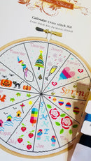 Kalender modernes Kreuzstich-Set-3