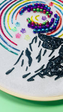 Northern lights embroidery bead kit-3