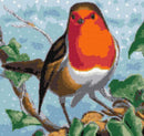 Red robin (v2) cross stitch kit-1