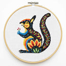 Skandinavisches Eichhörnchen-Kreuzstichset-1