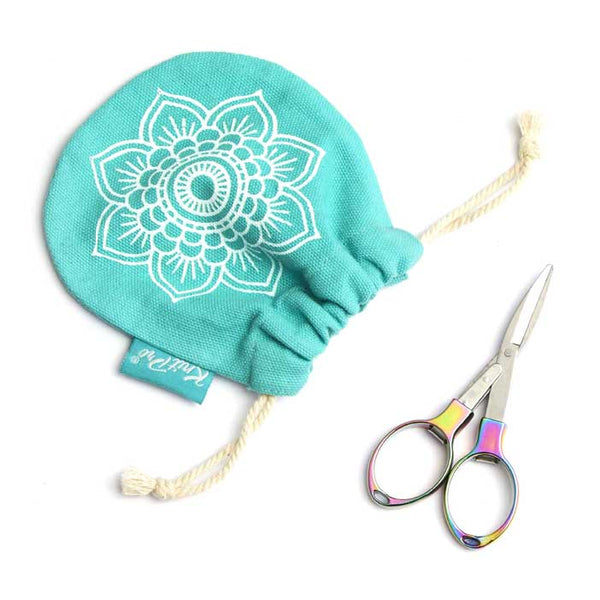 Rainbow folding scissors with pouch - 1