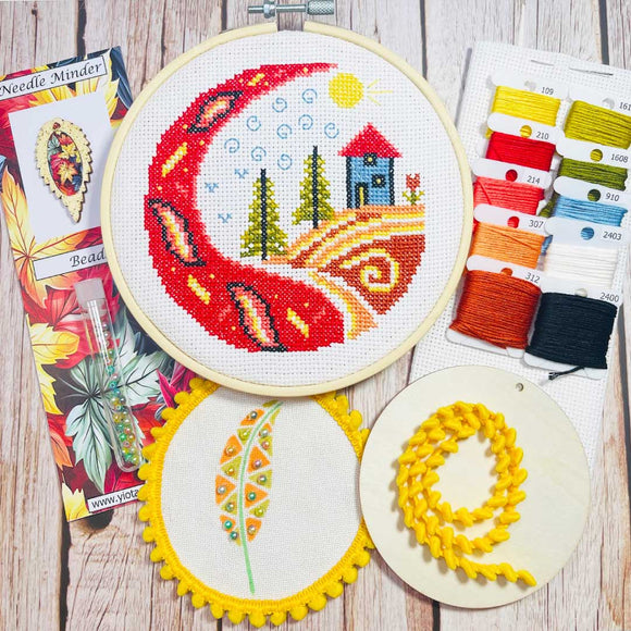 Cross Stitch Subscription Box - Seasonal Cottage Series