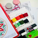 Christmas mandala cross stitch gift box-3