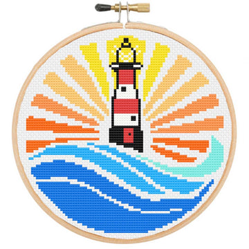 Kit de point de croix phare et navires