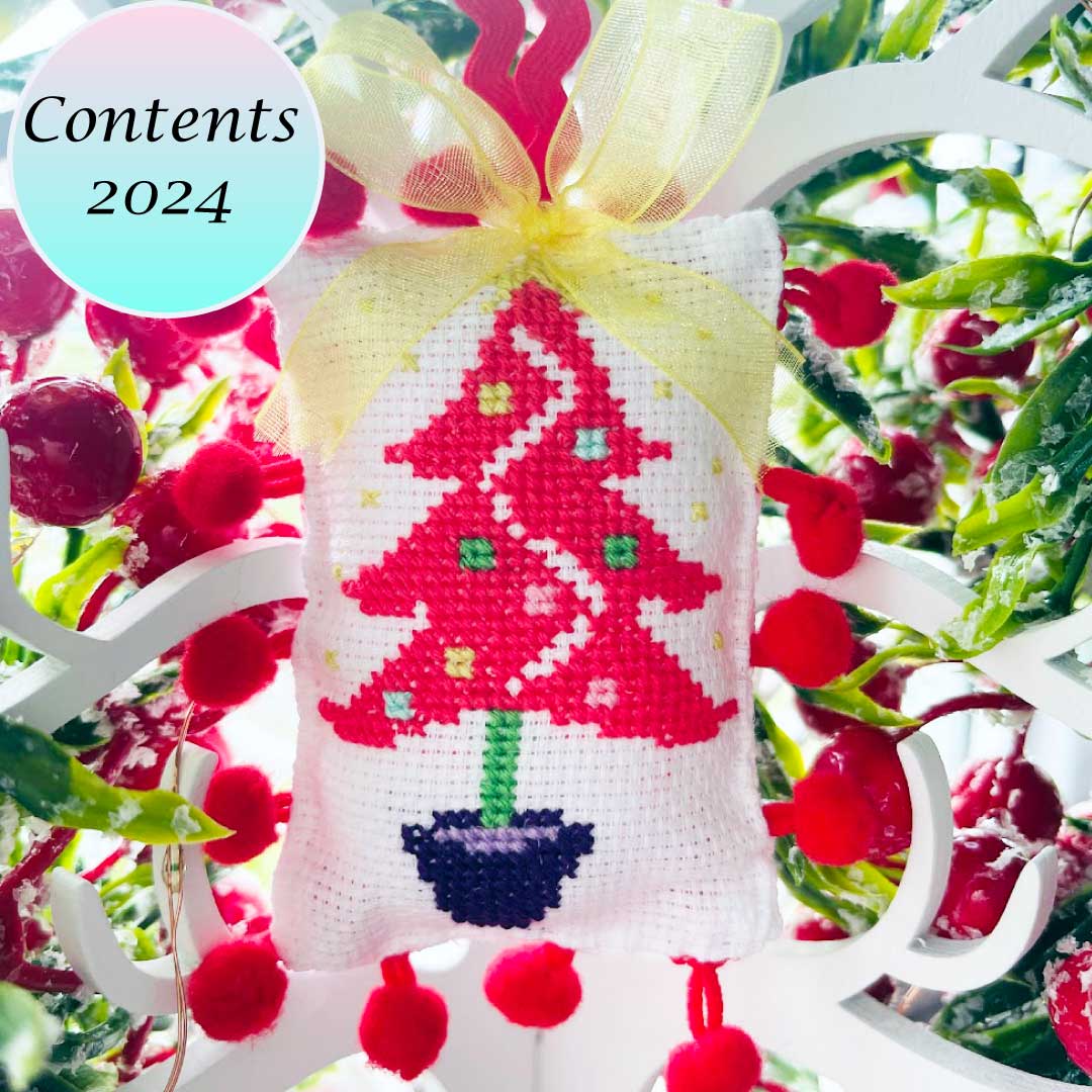 Cross stitch advent calendar box 2025