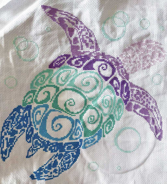 Schildkröte (v2) Kreuzstich-Set