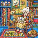 XStitch makes me happy full coverage cross stitch kit-1
