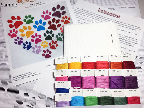 Zebra modern counted cross stitch kit - 2