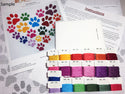 Floral butterfly No2 counted cross stitch kit - 2