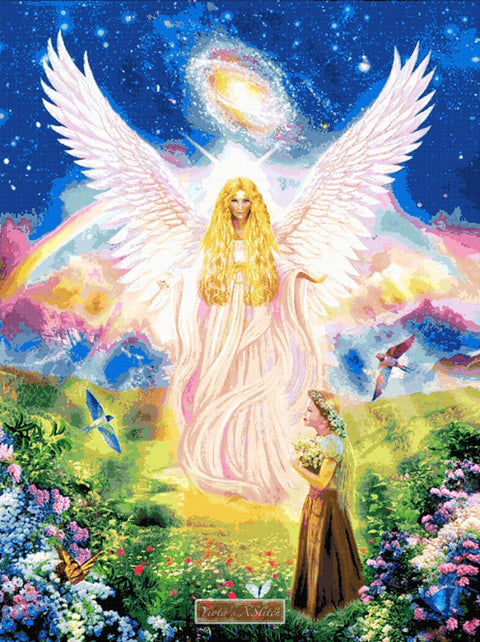 Angel large cross stitch kit