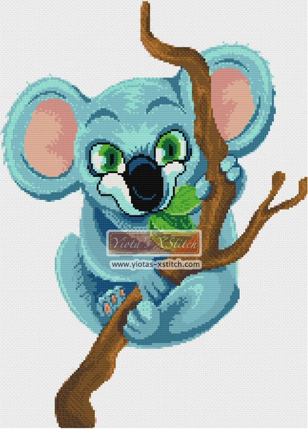 Baby koala cross stitch kit - 1