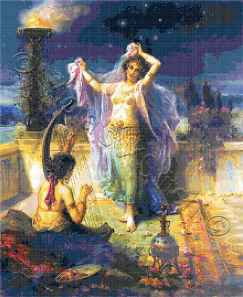 Belly dance No3 counted cross stitch kit - 1