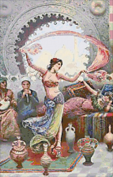 Belly dance No1 counted cross stitch kit - 1