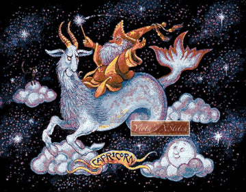 Capricorn counted cross stitch kit
