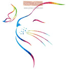 Modernes Kreuzstich-Set: Katze mit Schmetterling-1