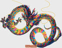 Chinese rainbow dragon cross stitch kit - 1