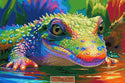 Crocodile No2 modern full coverage cross stitch kit - 1