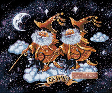 Gemini counted cross stitch kit