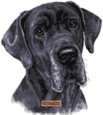 Great Dane counted cross stitch kit