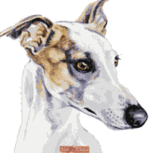 Greyhound No3 cross stitch kit