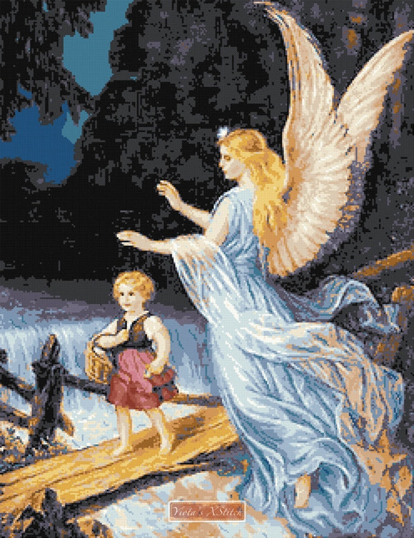 Guardian angel No7 counted cross stitch kit - 1