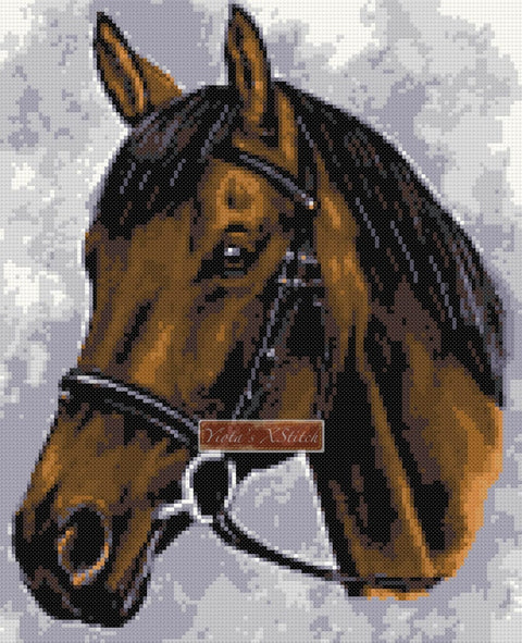 Horse No3 counted cross stitch kit