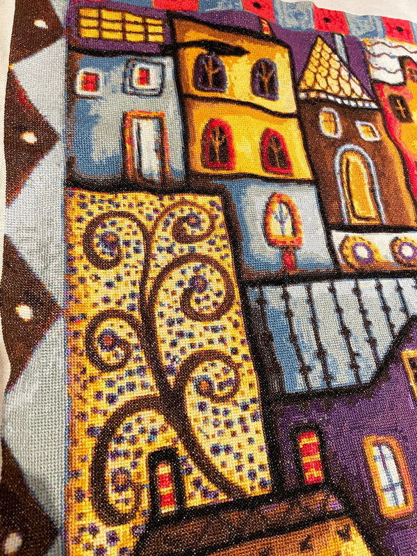Metropolis modern city advanced modern cross stitch kit - 4