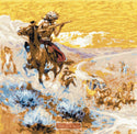 Indian attack (v2) counted cross stitch kit - 1