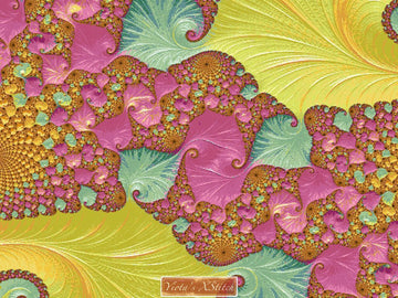 Indulgence fractal large cross stitch kit