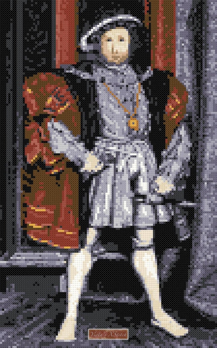 King Henry VIII (v2) cross stitch kit - 1