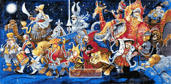 King Henry's travels counted cross stitch kit - 1