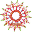 Mandala 03 counted cross stitch kit - 1