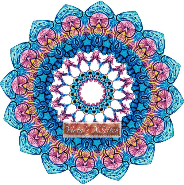Mandala 05 counted cross stitch kit - 1