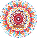 Mandala 07 counted cross stitch kit - 1