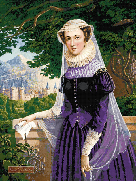 Mary Queen of Scots counted cross stitch kit