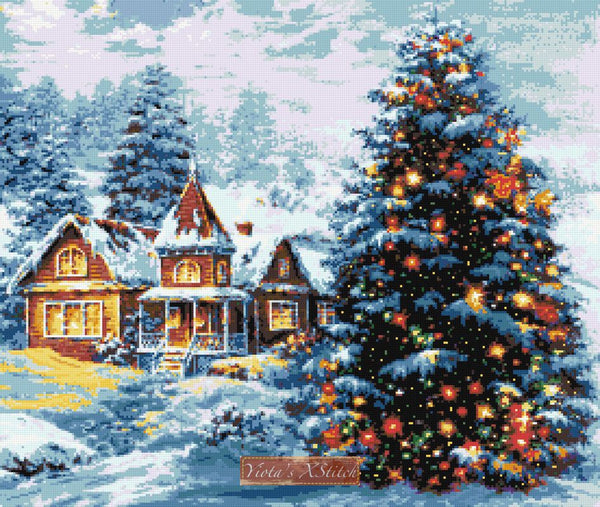 Merry Christmas counted cross stitch kit - 1