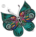Rainbow butterfly (v3) counted cross stitch kit - 1