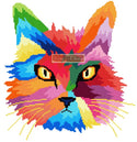 Rainbow cat (v2) counted cross stitch kit - 1