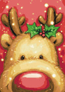 Reindeer cross stitch kit