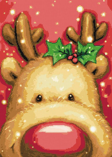 Reindeer cross stitch kit