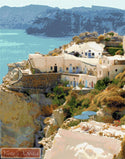 Santorini caldera view No2 counted cross stitch kit - 1