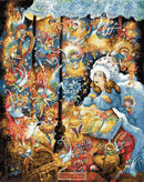 Sugar plum fairies, extra large advanced full coverage counted cross stitch kit.