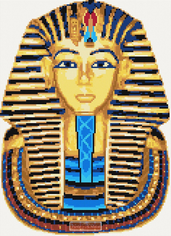 Tutankhamun cross stitch kit - 1