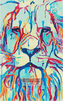 Watercolour lion counted cross stitch kit