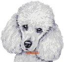 white poodle cross stitch kit
