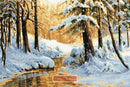 Winter near Schierke, large and advanced counted cross stitch kit.
