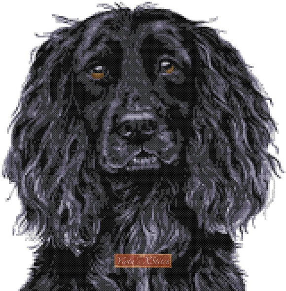 cocker spaniel cross stitch
